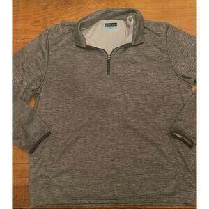 PGA Tour Large, 1/4 Zip, Men’s Pullover Sweater, Grey XL